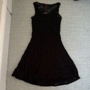 Elegant Black Lace Dress